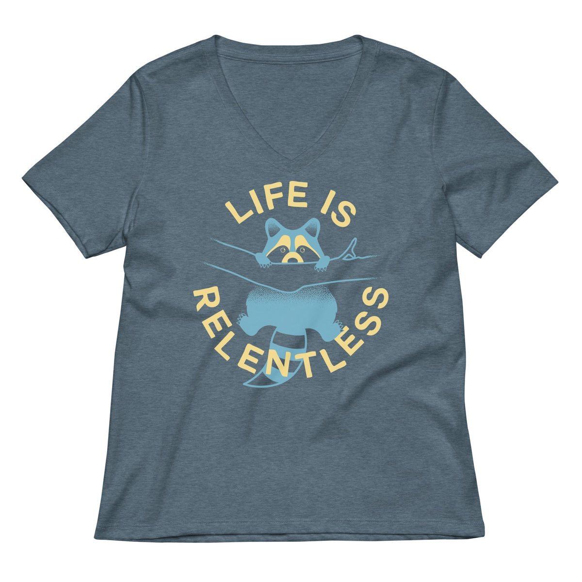Life Is Relentless Women's V-Neck Tee