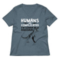 Humans Are Complicated Women's V-Neck Tee