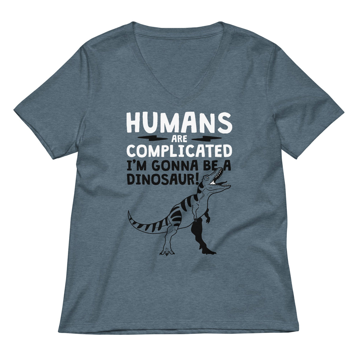 Humans Are Complicated Women's V-Neck Tee