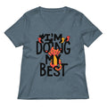 I'm Doing My Best Women's V-Neck Tee