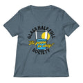 Glass Half Full Society Women's V-Neck Tee
