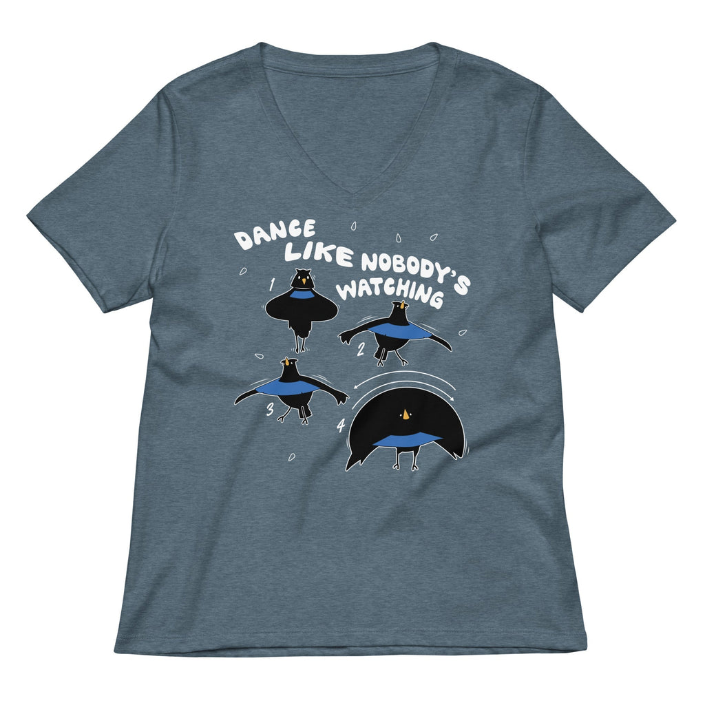 Dance Like Nobody's Watching Women's V-Neck Tee