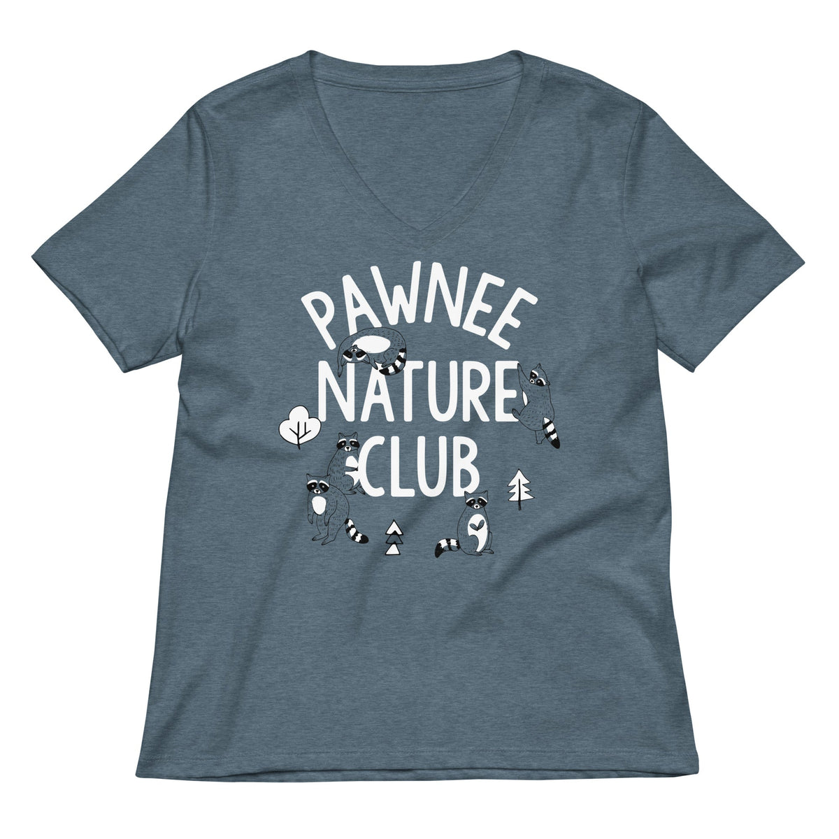 Pawnee Nature Club Women's V-Neck Tee