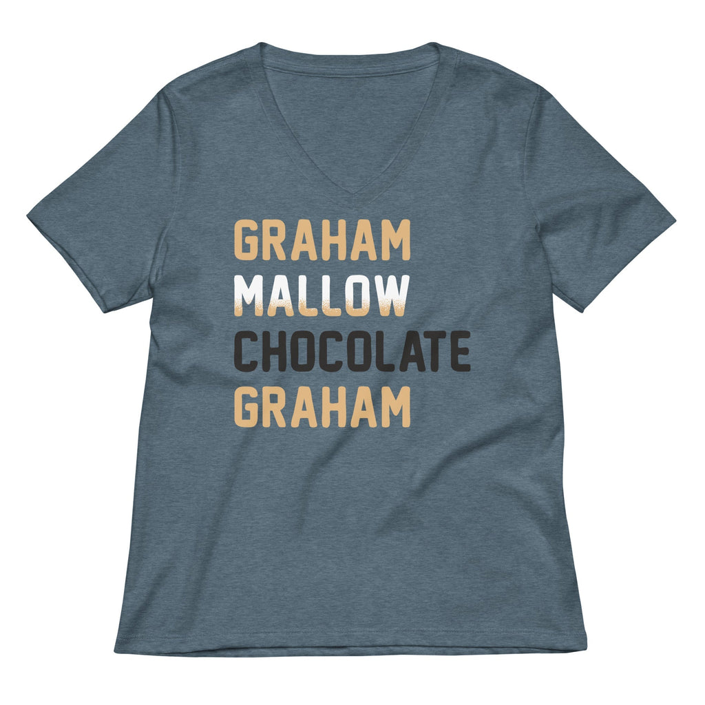 S'more Stack Women's V-Neck Tee