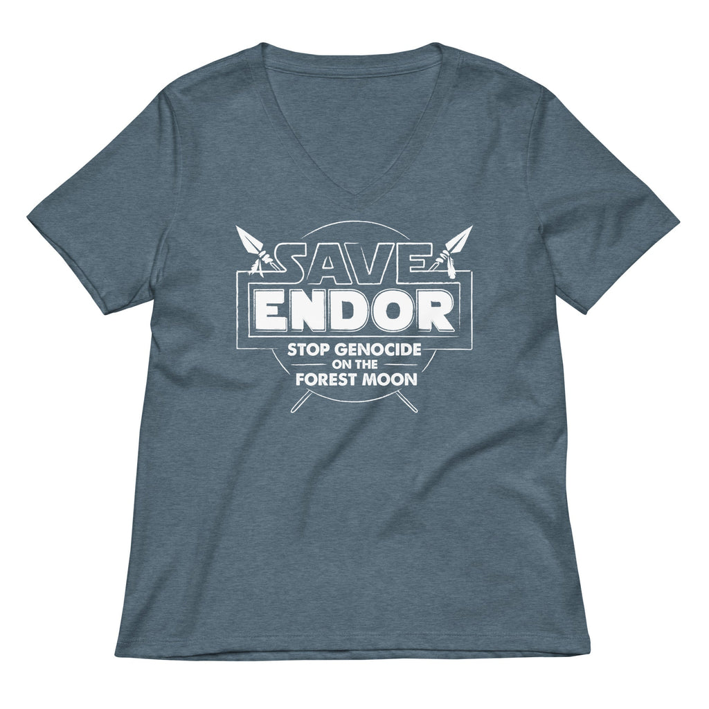 Save Endor Women's V-Neck Tee
