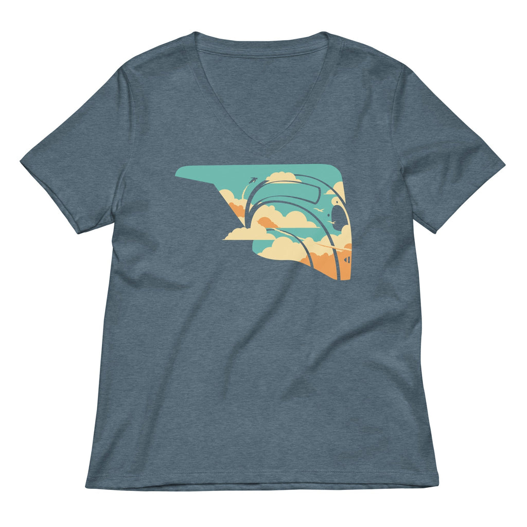 Sky Rocket Women's V-Neck Tee