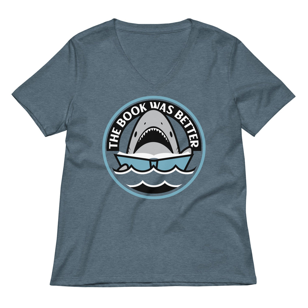 The Book Was Better Women's V-Neck Tee
