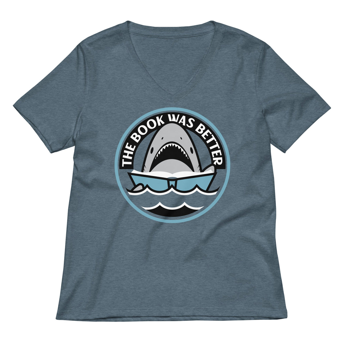 The Book Was Better Women's V-Neck Tee
