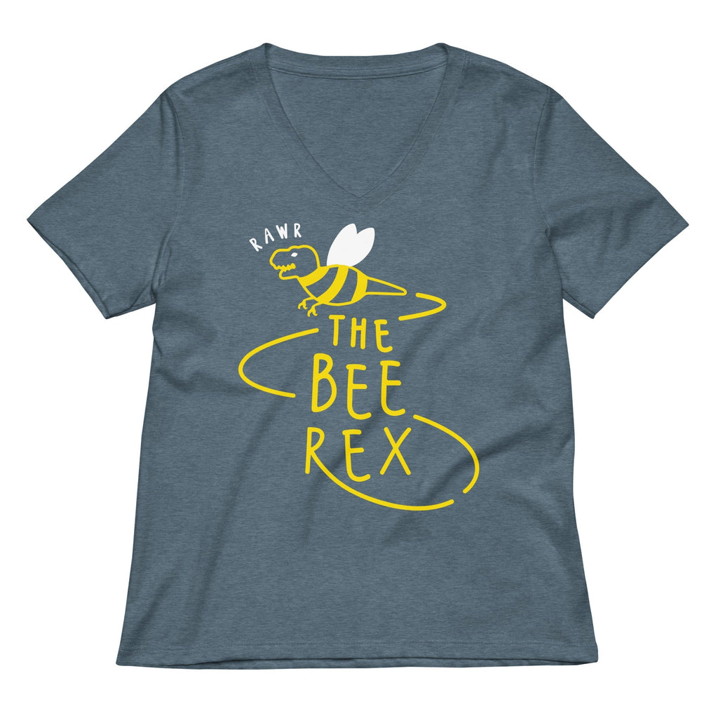The Bee Rex Women's V-Neck Tee