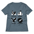 Types Of Birds Women's V-Neck Tee