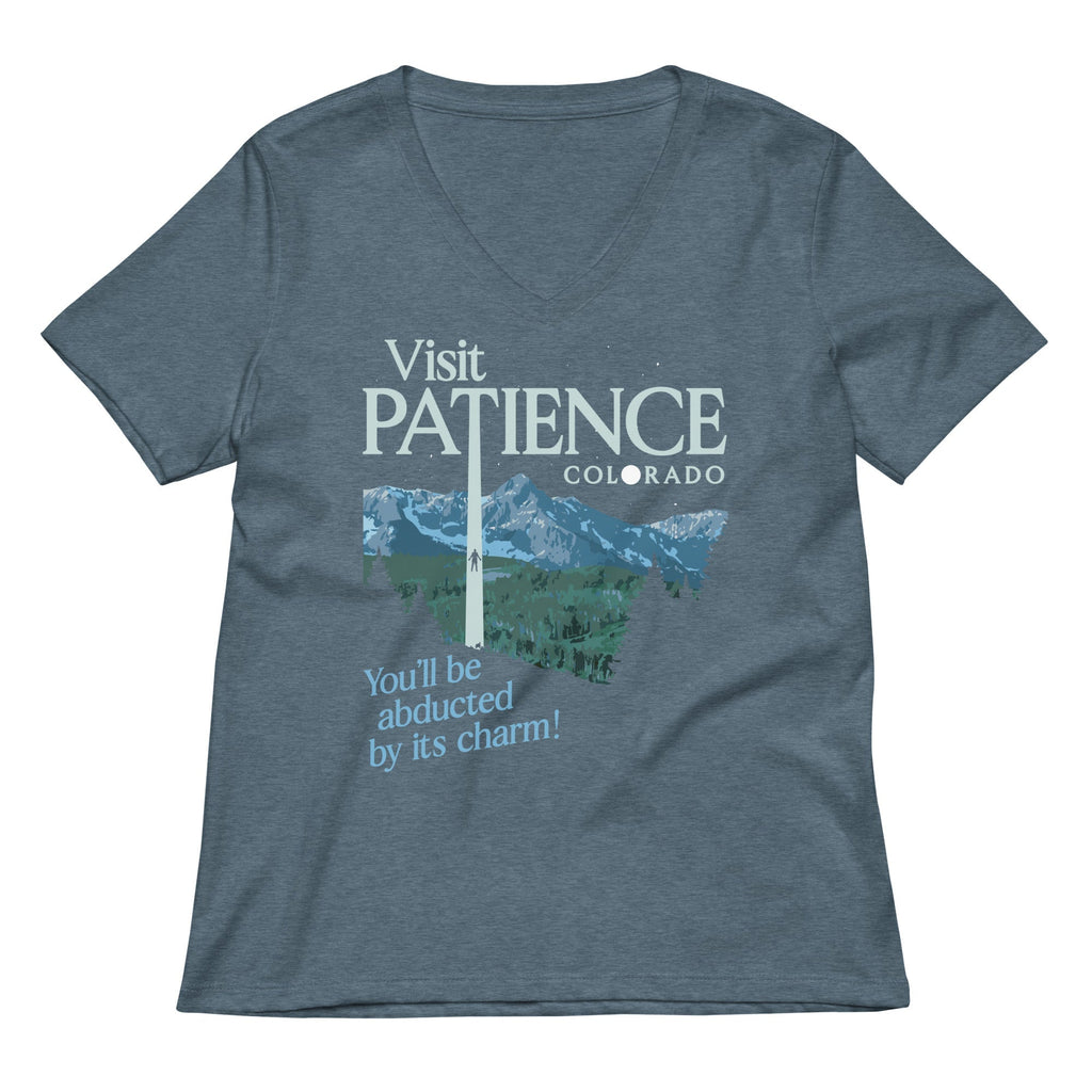 Visit Patience Colorado Women's V-Neck Tee