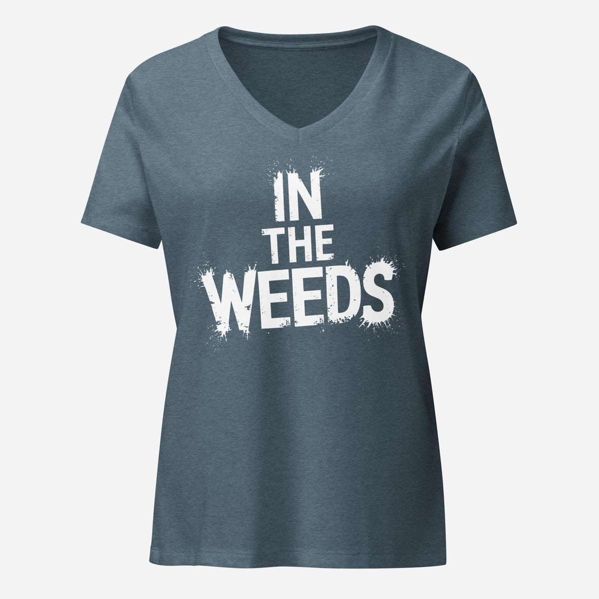 In The Weeds Womenâ€™s Relaxed V-neck Tee