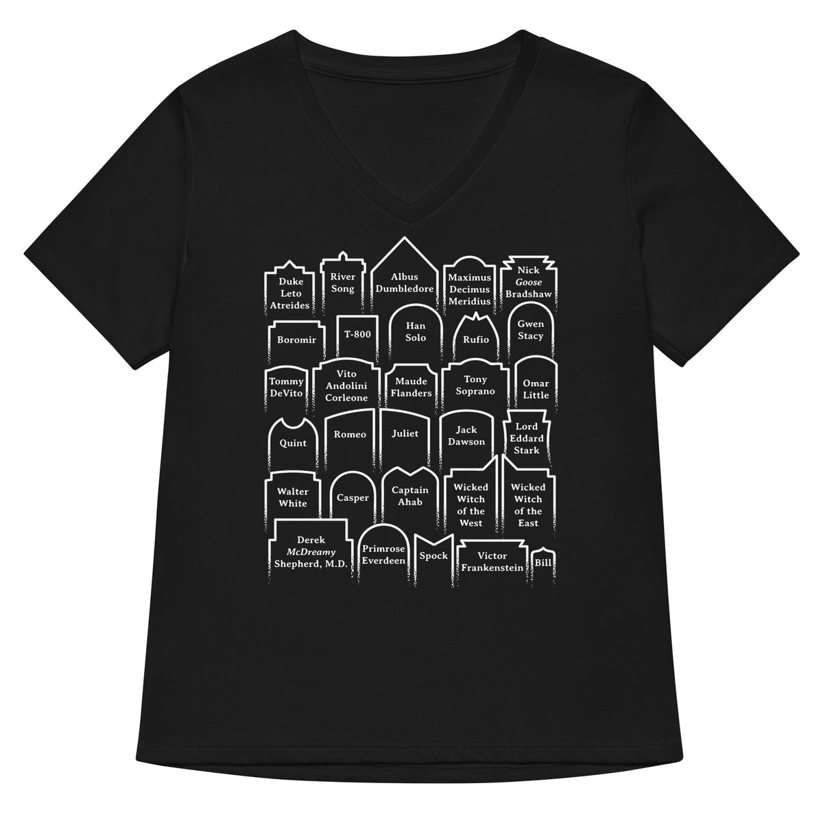 Spoiler Alert Women's V-Neck Tee