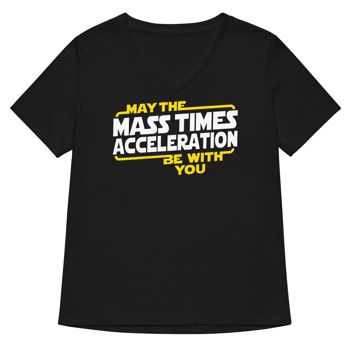 May The Mass x Acceleration Women's V-Neck Tee