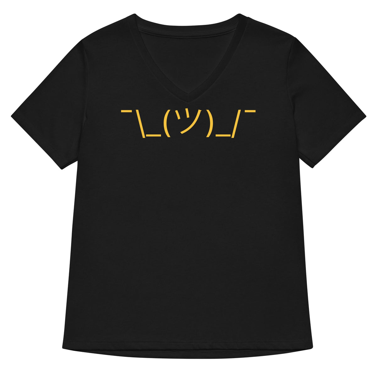 Shrug Emoji Women's V-Neck Tee