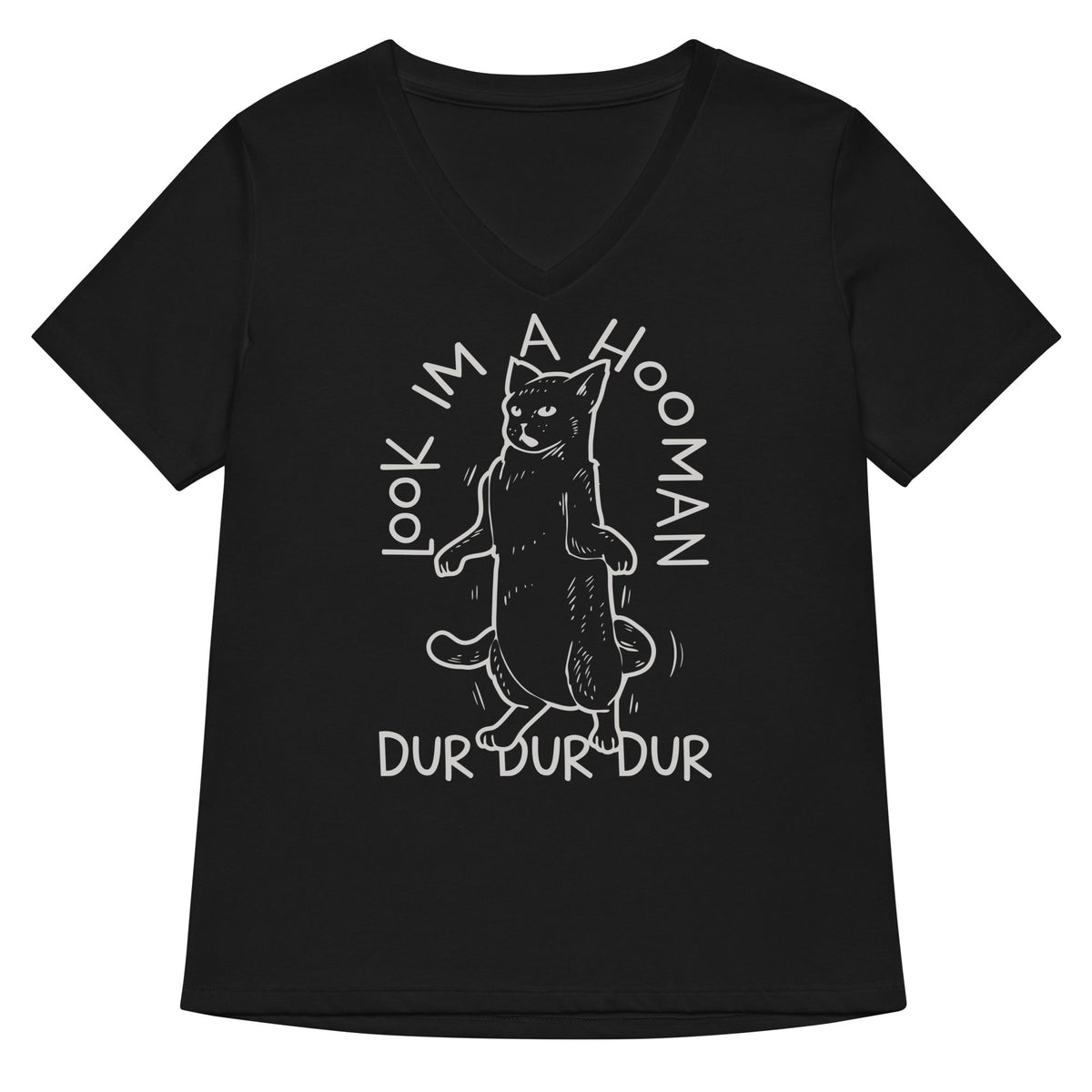 Look I'm A Hooman Women's V-Neck Tee
