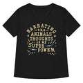 Narrating The Animals Thoughts Women's V-Neck Tee