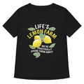 Life's Lemon Farm Women's V-Neck Tee