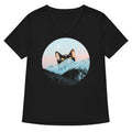 Meowntain Women's V-Neck Tee