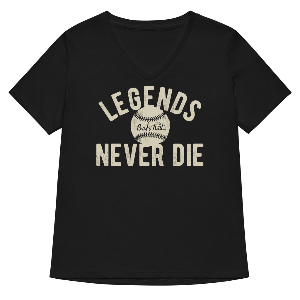 Legends Never Die Women's V-Neck Tee