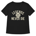 Legends Never Die Women's V-Neck Tee