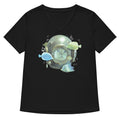 20,000 Purrrs Under The Sea Women's V-Neck Tee