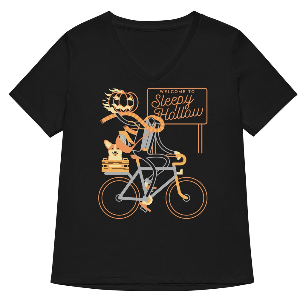 Welcome To Sleepy Hollow Women's V-Neck Tee