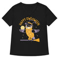 Happy Owloween Women's V-Neck Tee