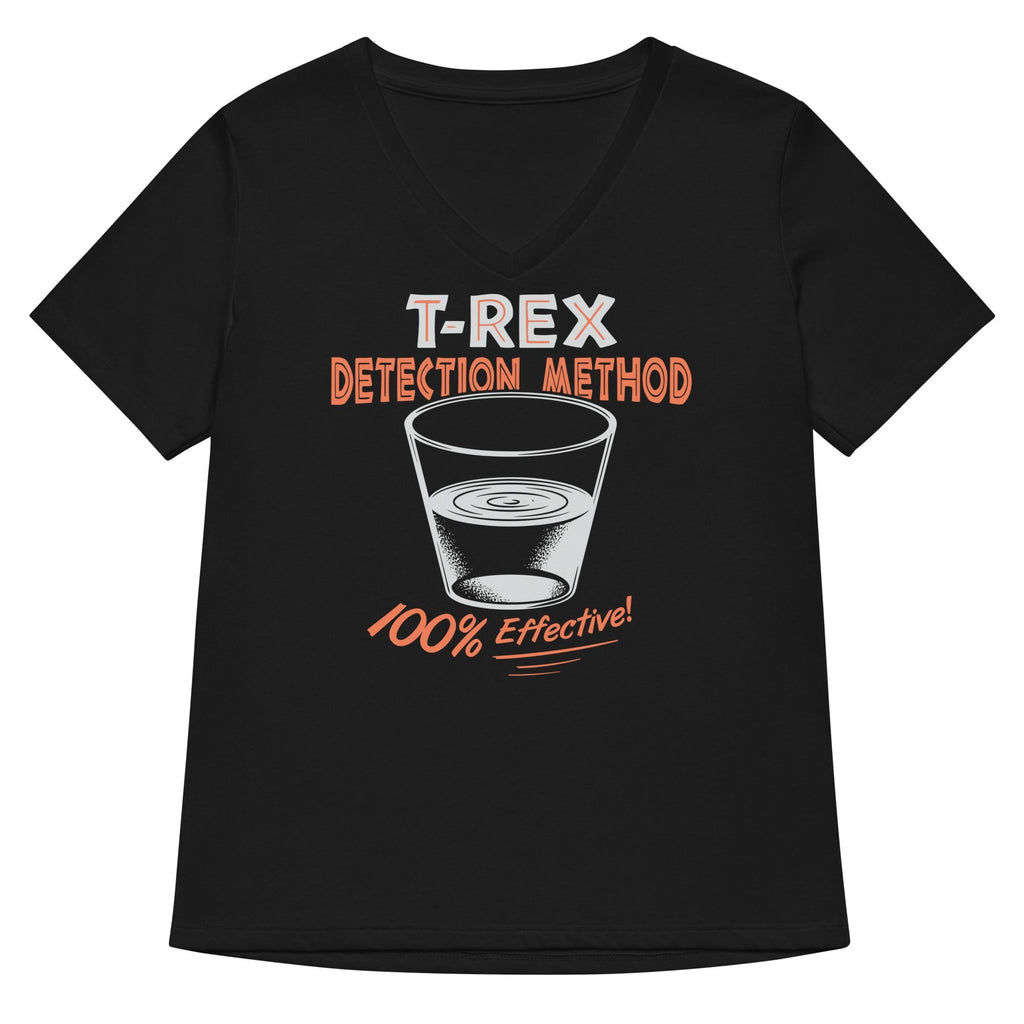 T-Rex Detection Method Women's V-Neck Tee