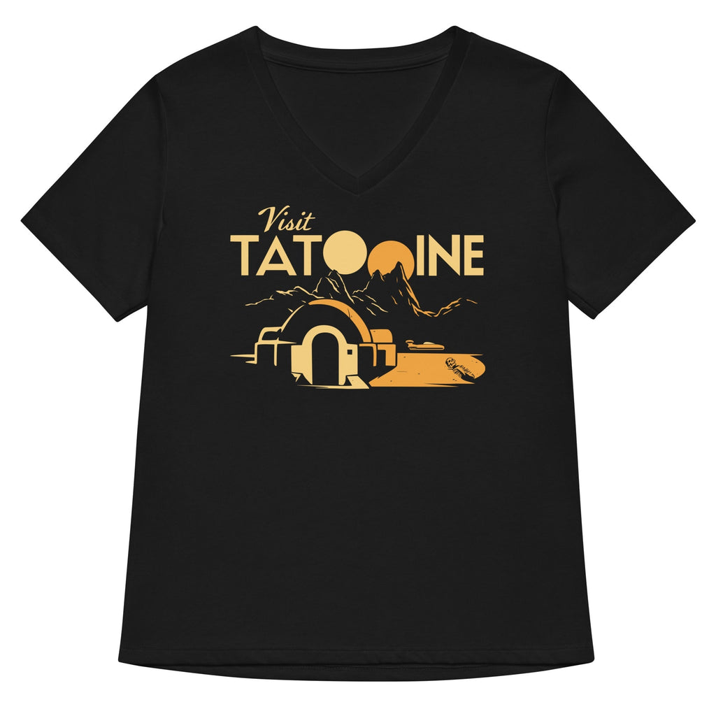 Visit Tatooine Women's V-Neck Tee