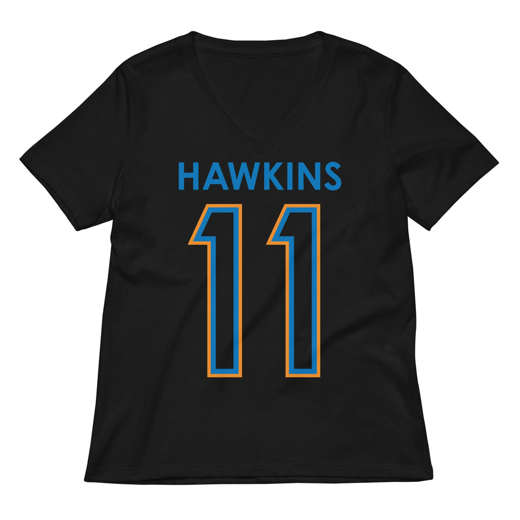 Hawkins 11 Women's V-Neck Tee