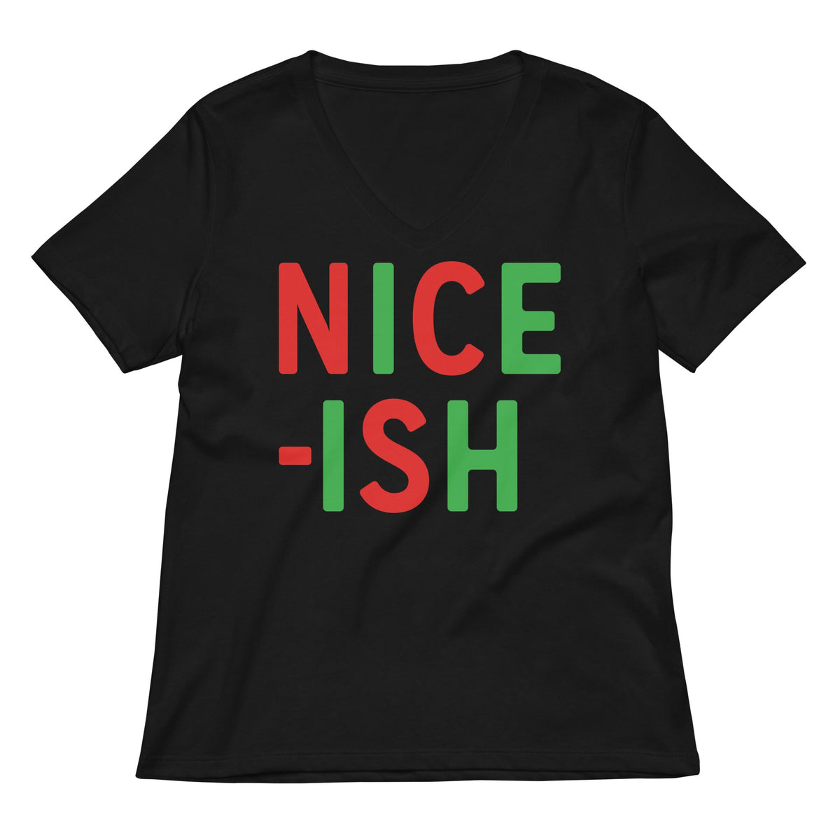 Nice-ish Women's V-Neck Tee