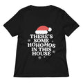There's Some Ho Ho Hos In This House Women's V-Neck Tee
