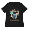 The Universal Cat Distribution System Women's V-Neck Tee