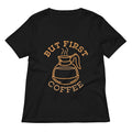 But First Coffee Women's V-Neck Tee