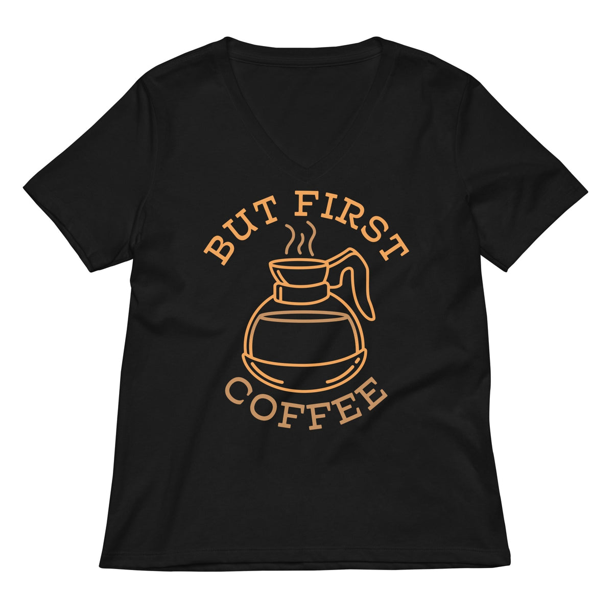 But First Coffee Women's V-Neck Tee