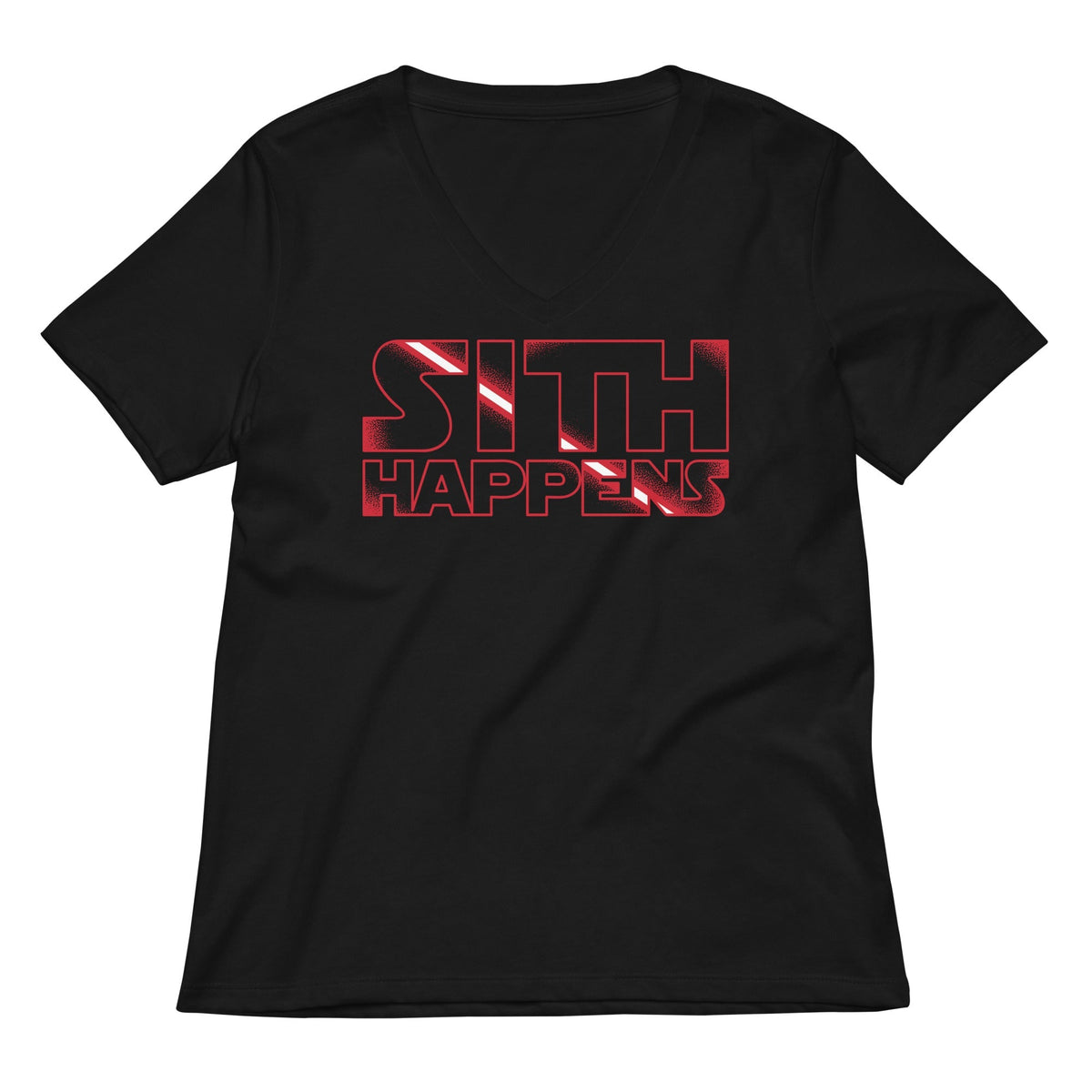 Sith Happens Women's V-Neck Tee