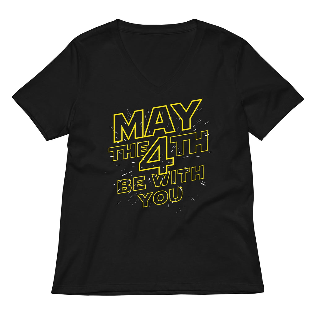 May The 4th Be With You Women's V-Neck Tee