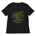 May The 4th Be With You Women's V-Neck Tee