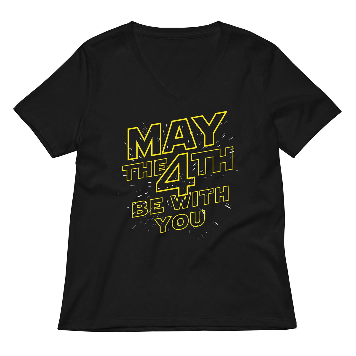May The 4th Be With You Women's V-Neck Tee