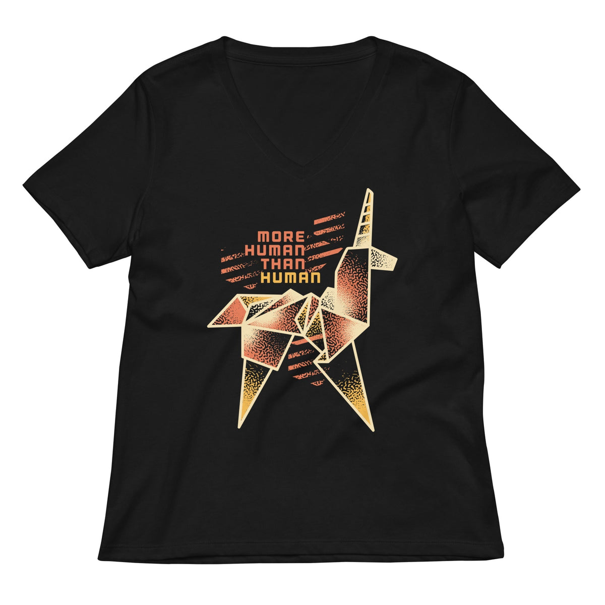 More Human Than Human Women's V-Neck Tee