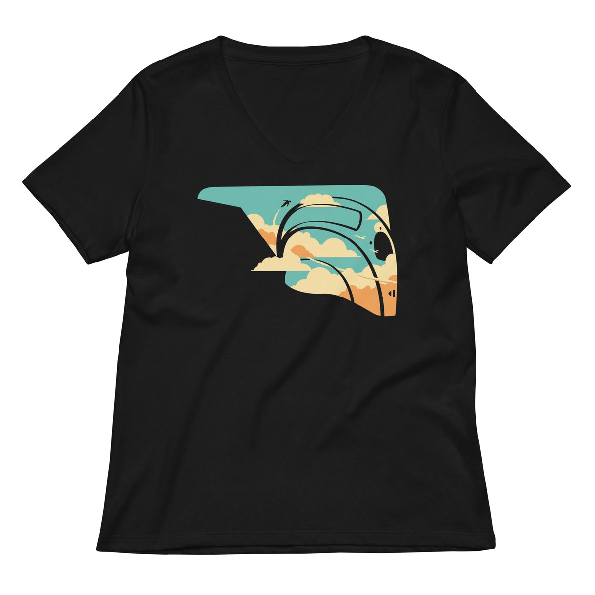 Sky Rocket Women's V-Neck Tee