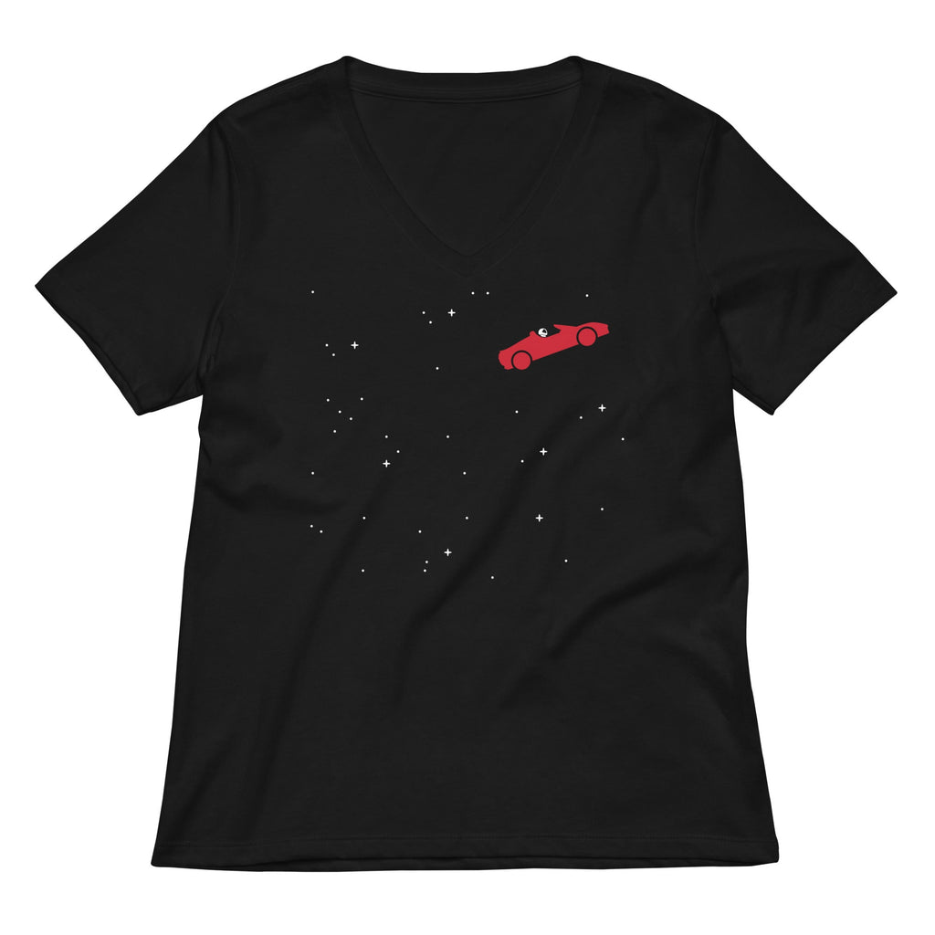 Space Road Women's V-Neck Tee