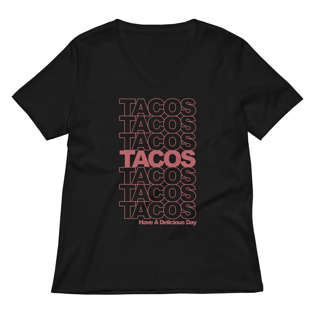 Tacos Tacos Tacos Women's V-Neck Tee