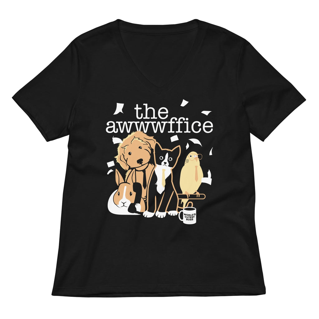 The Awwwffice Women's V-Neck Tee