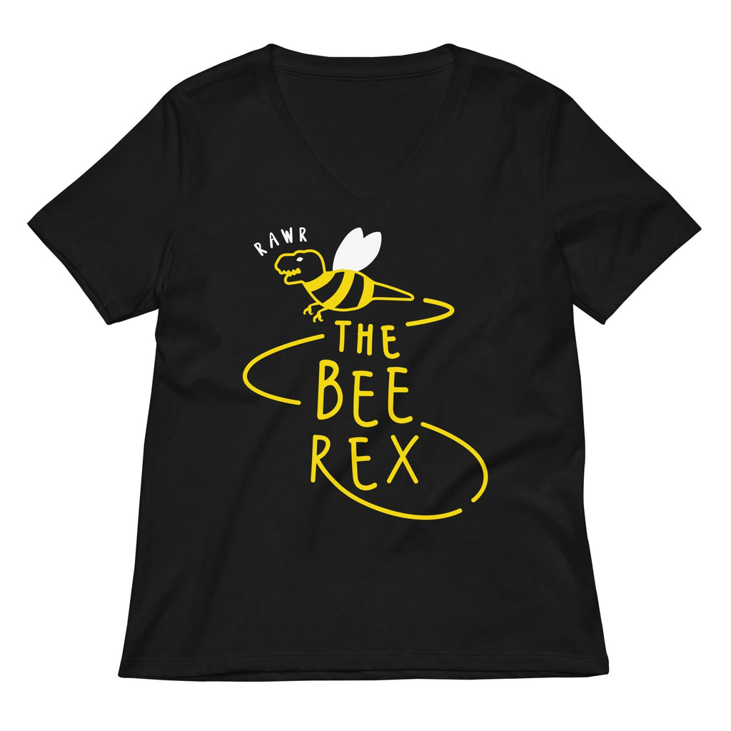 The Bee Rex Women's V-Neck Tee