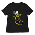 The Bee Rex Women's V-Neck Tee