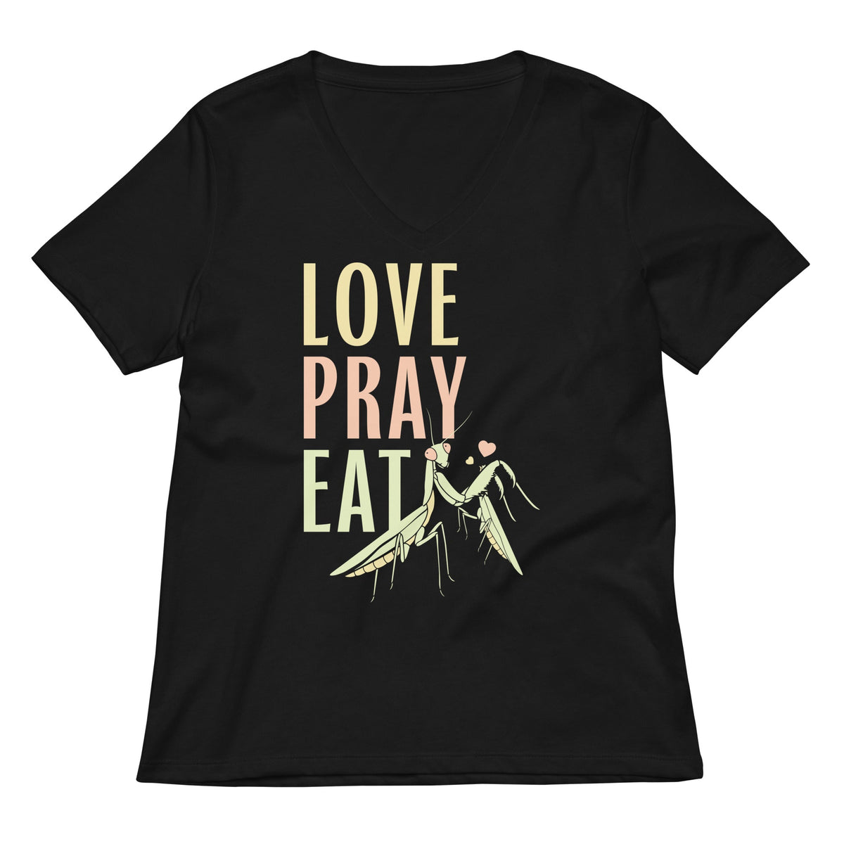 Love Pray Eat Women's V-Neck Tee