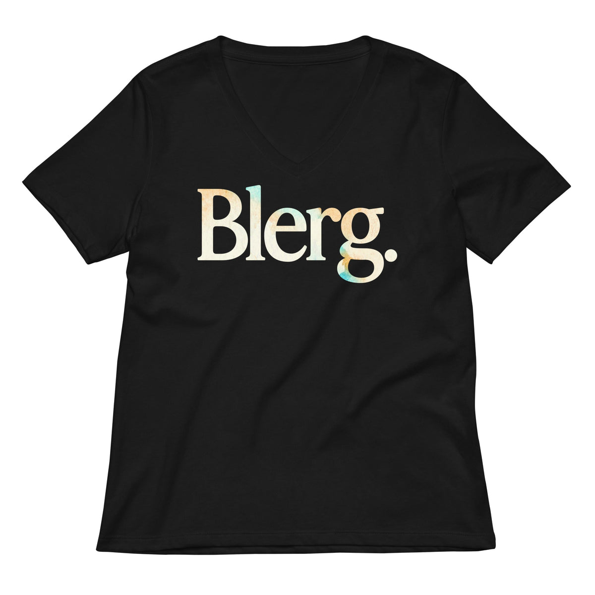 Blerg Women's V-Neck Tee