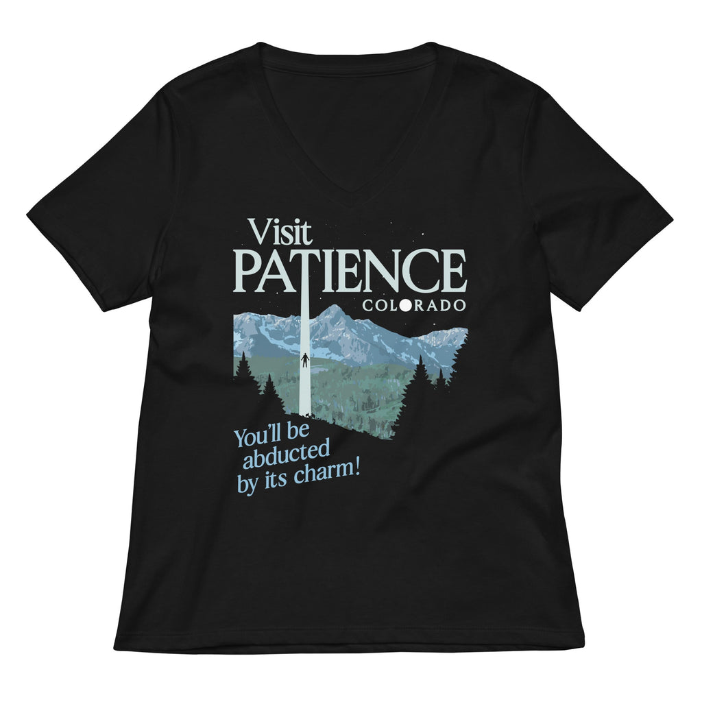 Visit Patience Colorado Women's V-Neck Tee